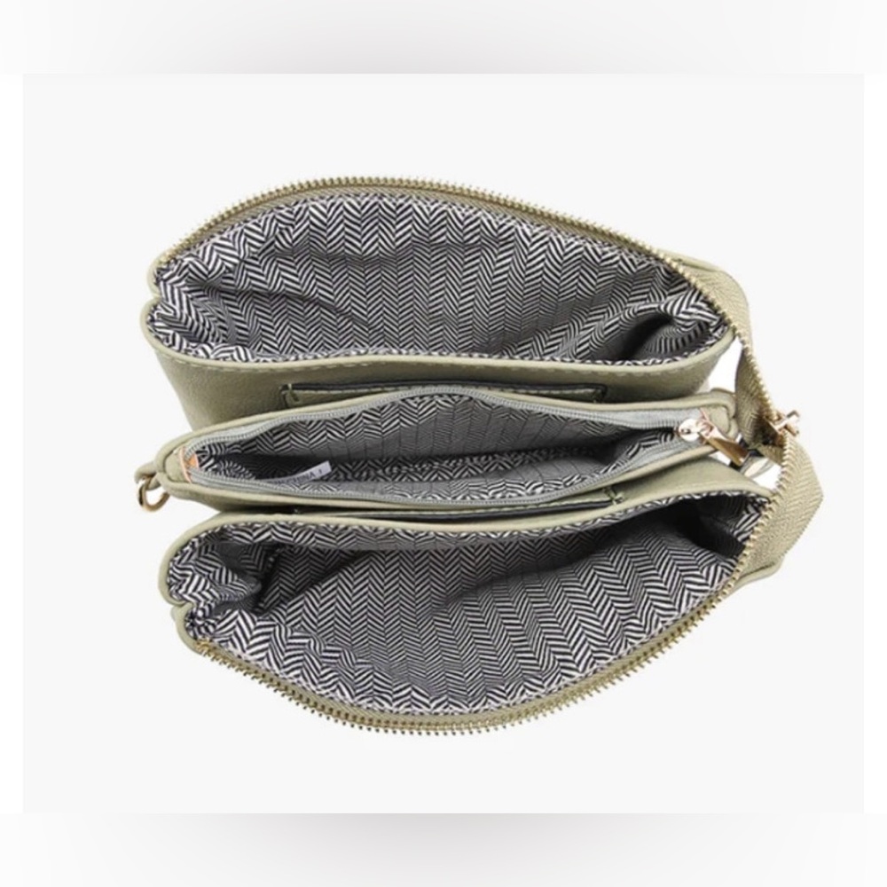NWT Pastel Yellow Jen & Co Crossbody Bag - Picture 5 of 6
